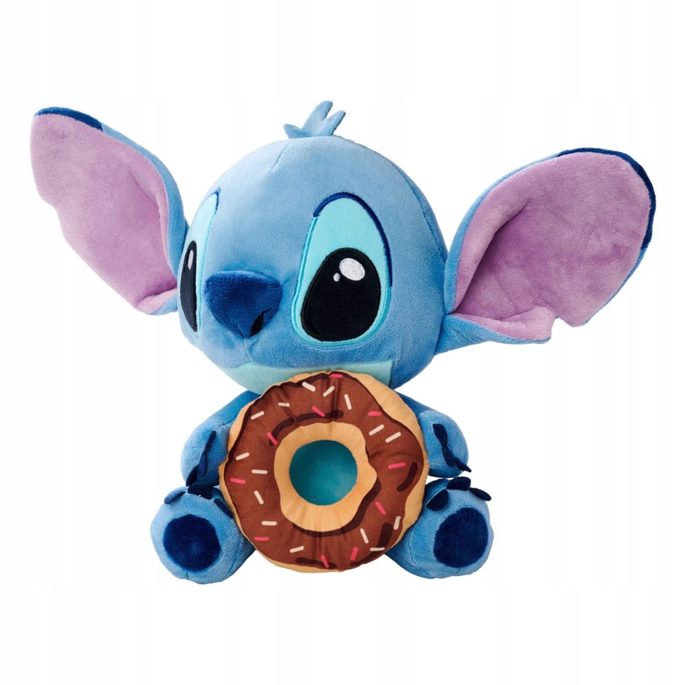 Plyšové zvieratko Disney Stitch s donutom, 25 cm